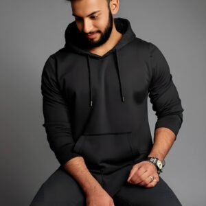 Knit Flex Hoodie - XXL, Black