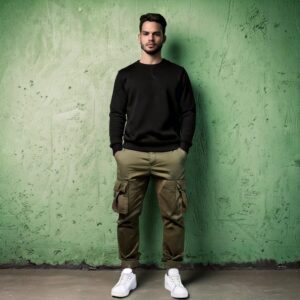 KnitSignature Sweatshirt - XXL, Black