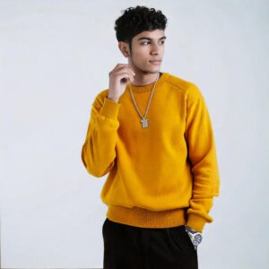 KnitSignature Sweatshirt - XXL, Mustard Yellow