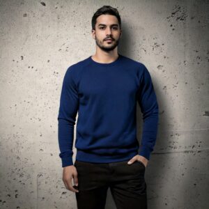 KnitSignature Sweatshirt - XXL, Navy Blue
