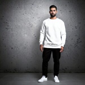 KnitSignature Sweatshirt - XXL, White