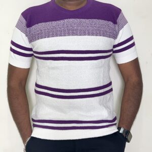 Prestige Knit Cotton Tshirt – Purple