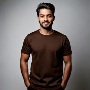 Tencel Touch T-Shirt - XXL, Brown