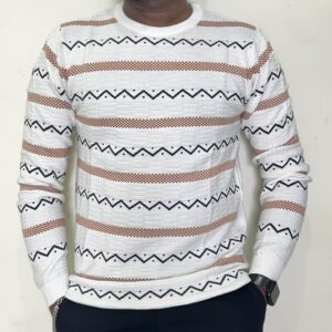 Prestige Knit Cotton Full Sleeve – White