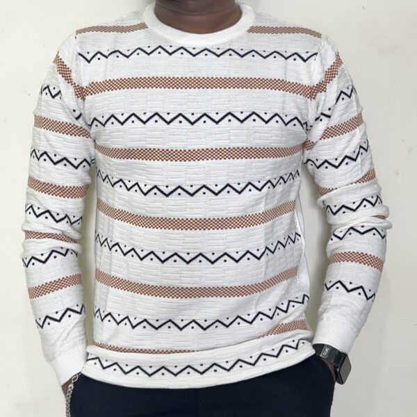 Prestige Knit Cotton Full Sleeve – White