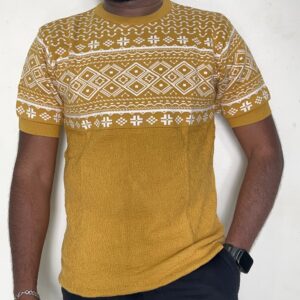 Prestige Knit Cotton Tshirt – Yellow