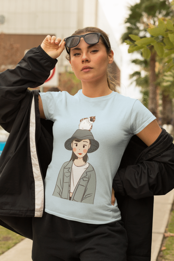 Purrfect Serene Style Tee - Image 3