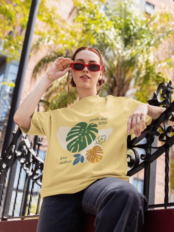 TropiLove Earth Oversized Tee - Image 2