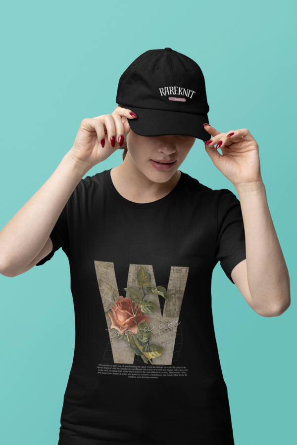 Floral Bloom Tee – Soft Cotton - Image 3