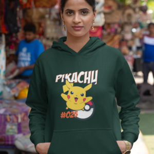 Pikachu Anime KnitFlex Hoodie