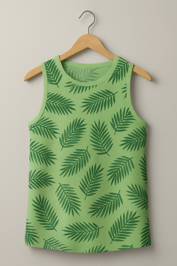 Self Designed Sleeveless Tshirt - Image 3