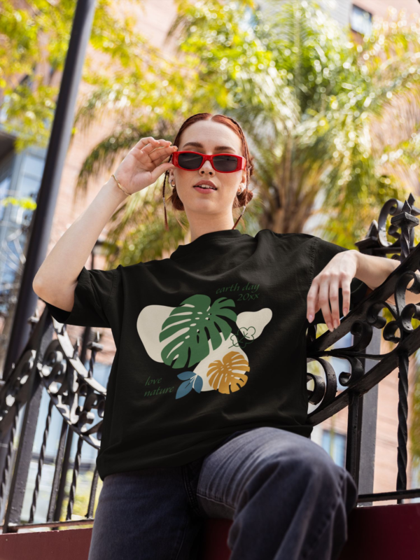 TropiLove Earth Oversized Tee - Image 3