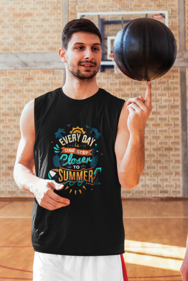 Luxe Knit Printed Sleeveless Tee