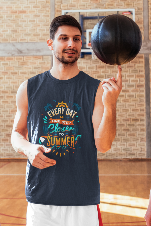 Luxe Knit Printed Sleeveless Tee - Image 3