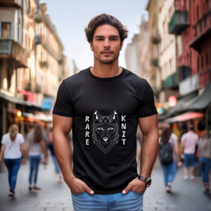 Luxe Knit Wolf Graphic Tee